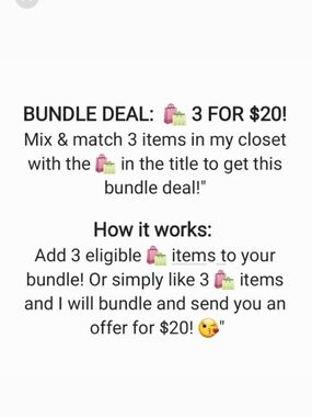 BUNDLE DEAL!